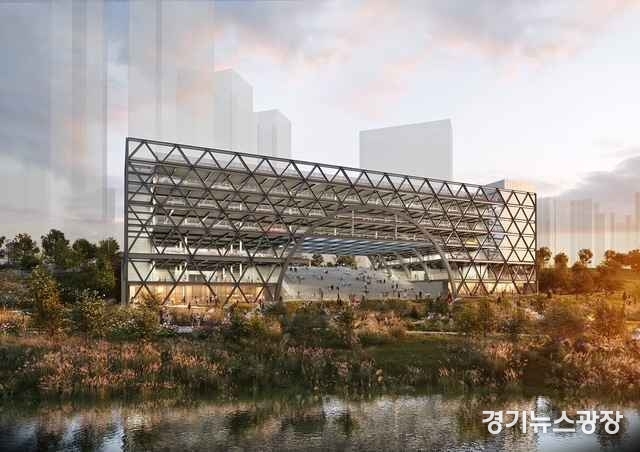 동탄호수공원 주차타워 조감도.