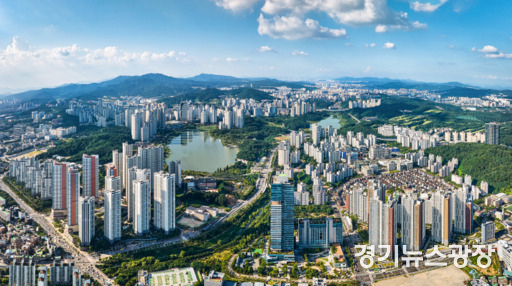 광교신도시 모습.