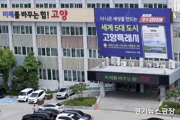 고양시청 전경.
