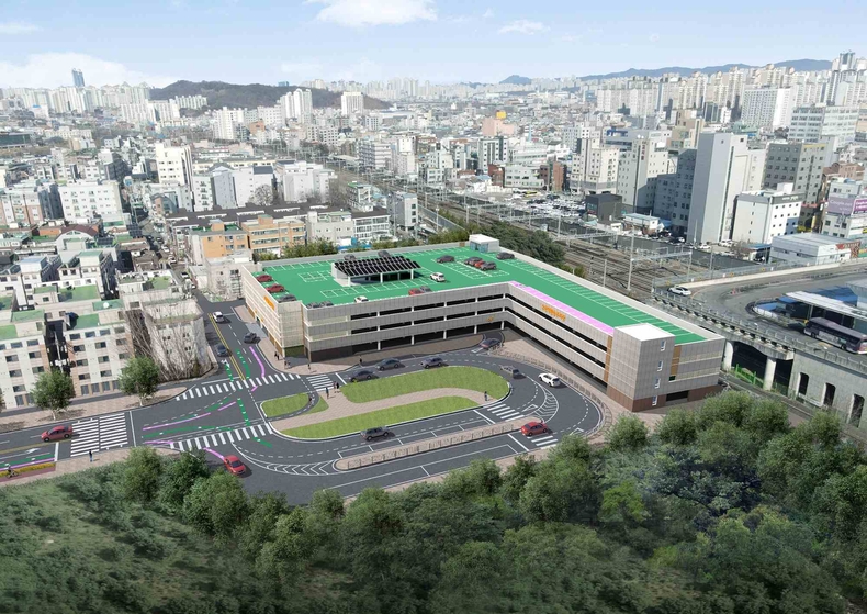 오산시가는 오산역 환승주차장 사업부지(오산동 621-3번지)에서 환승주차장 주차타워 및 연결도로 착공식을 가졌다.