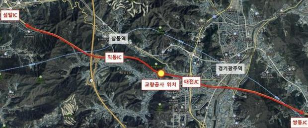 광주시가 오는 18일 오후 10시부터 19일 오전 6시까지 국도 3호선 섬말IC~쌍동JC 구간 양방향을 통제한다.