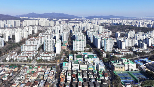 분당신도시 전경