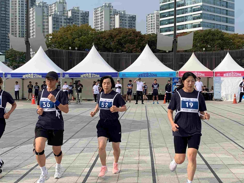 지난해화성시 체력왕 선발대회 모습.