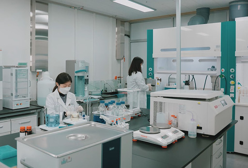 성남시가 설립한 성남식품연구개발지원센터가 2025년 영국 식품환경청(FERA)이 주관한 국제 분석 숙련도 평가(FAPAS)에서 3년 연속 합격점을 받았다. 연구실 모습.