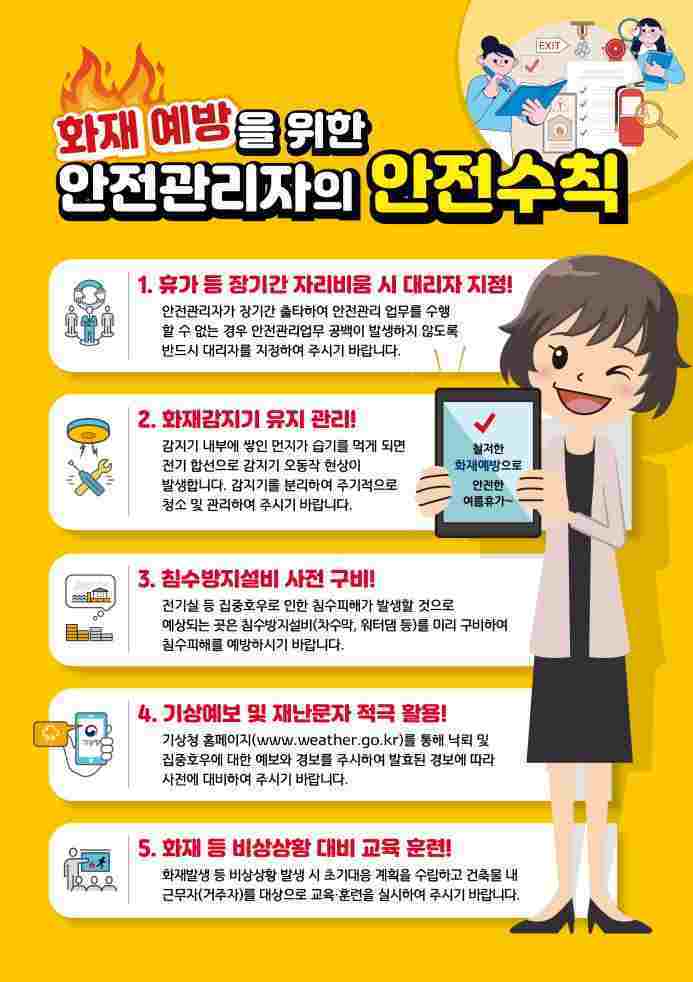 평택시가 여름철 전기 사용량 증가 및 고온다습한 기후로 인한 화재 위험이 커짐에 따라, 평택시 32개소의 병원급 의료기관을 대상으로 ‘2025년 하절기 화재 사고 대비 안전 점검’을 실시한다.