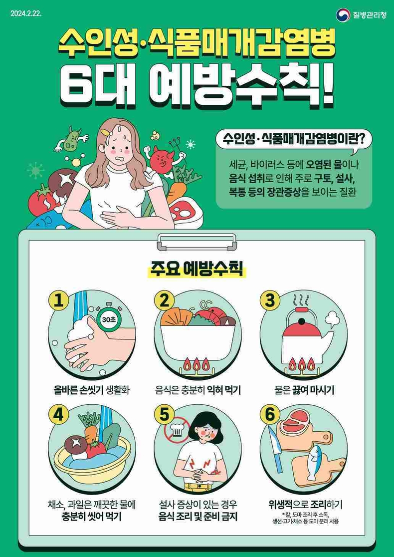 오산시보건소가 최근 전국적으로 장출혈성대장균감염증 신고가 증가세를 보임에 따라 시민들에게 손씻기 등 기본적인 개인위생과 조리 위생 수칙을 철저히 지켜줄 것을 당부했다.