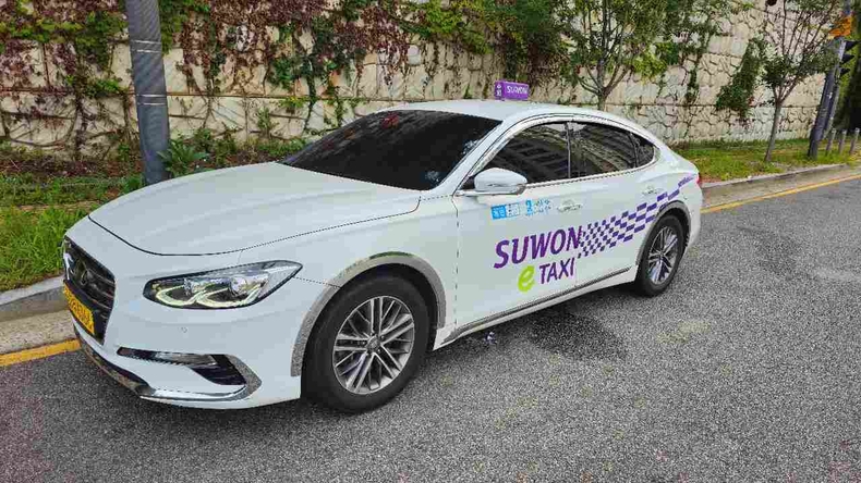 수원e택시 전화콜 서비스 홍보물