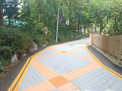 용인시가 수지구 상현1동에 용인시 최초로 ‘심곡초 일원 등하교 보행자우선도로를 조성했다.