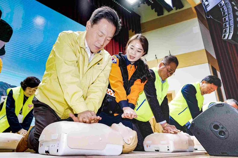 새빛안전지킴이 교육 모습