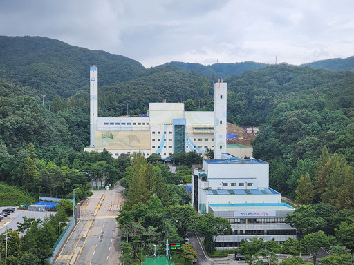 성남시는 중원구 상대원동 환경에너지시설 모습.