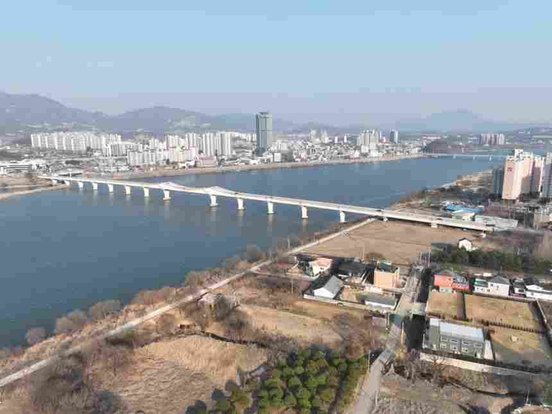 양평대교 모습.