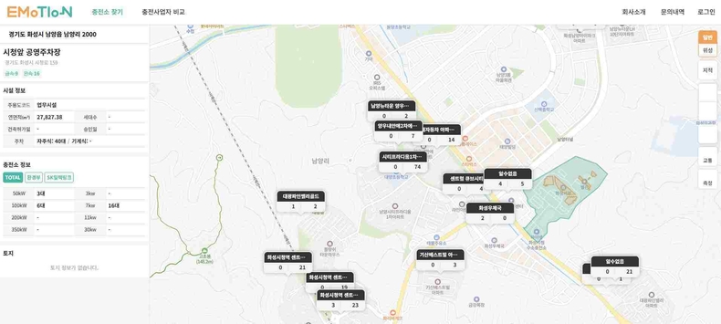 ‘전기차 충전시설 통합 관리 스마트 시스템’ 위치 시스템