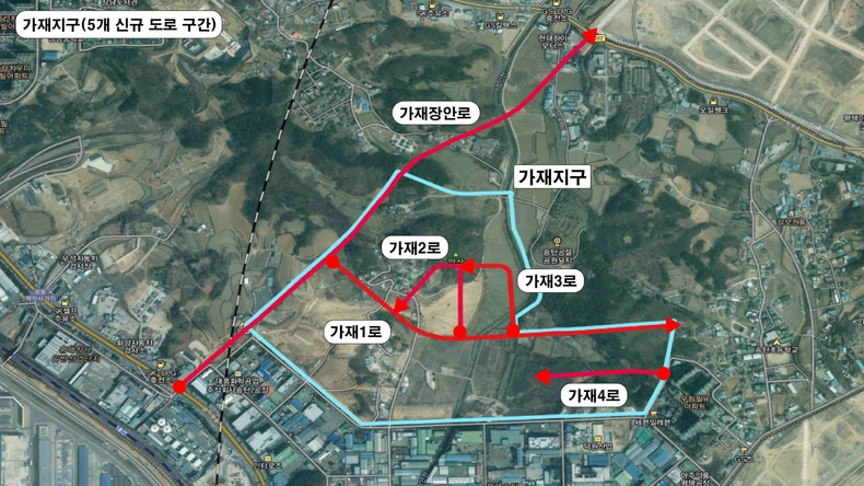 평택시가 평택 가재지구 도시개발사업지역, 지방도 302호선 이화~삼계간 신규 개설 구간, 평택당진항 항만배후단지 내 신규 도로 구간 등에 대해 주소정보위원회의 심의를 거쳐 9월5일자로 총 7개의 신규 도로명을 부여하고 2개의 도로 구간을 변경했다.