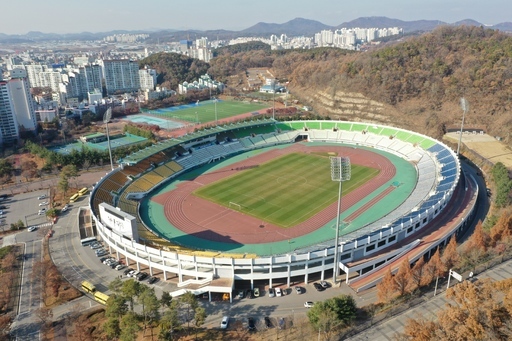파주시종합운동장 전경