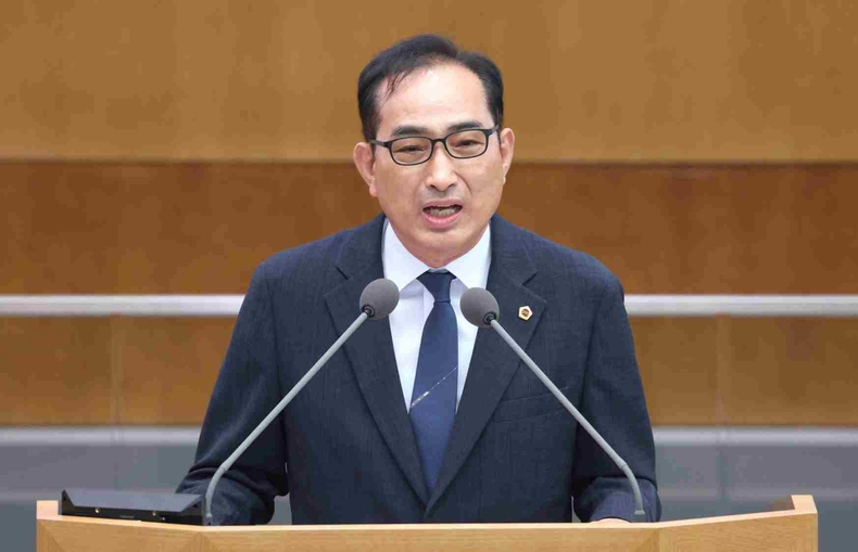 경기도의회 농정해양위원회 김창식 부위원장이 제386회 임시회 제3차 본회의에서 도정질의를 통해 별내에서 청학리·의정부로 이어지는 지하철 8호선 연장 사업의 조속한 추진을 강력히 촉구했다.