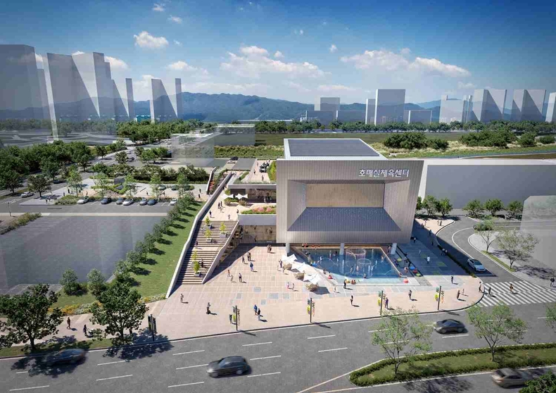 ‘호매실 체육센터 건립 사업’ 조감도.